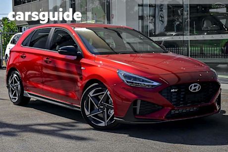 Red 2025 Hyundai I30 Hatchback N Line Mhev