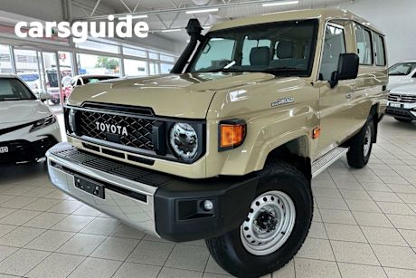 Gold 2024 Toyota Landcruiser 70 Series Troop Carrier LC78 GXL