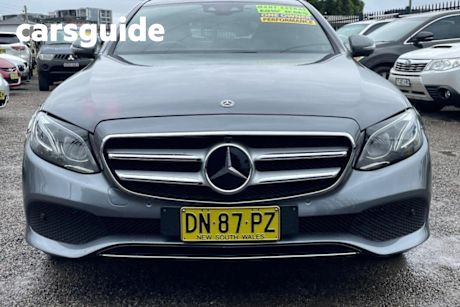 Grey 2018 Mercedes-Benz E450 Sedan 4MATIC 213 MY19