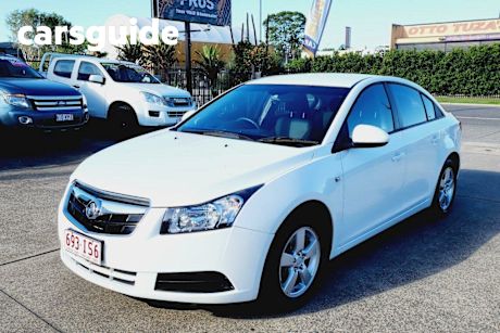 White 2010 Holden Cruze Sedan CD
