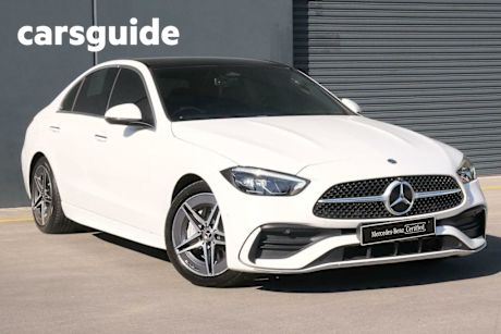 White 2022 Mercedes-Benz C-CLASS Sedan C200 9G-Tronic
