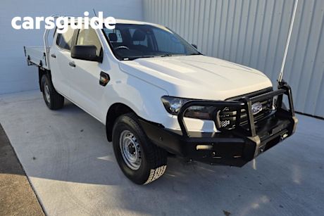White 2020 Ford Ranger Double Cab Chassis XL 3.2 (4X4)
