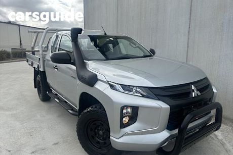 Silver 2020 Mitsubishi Triton Club Cab Chassis GLX (4X4)