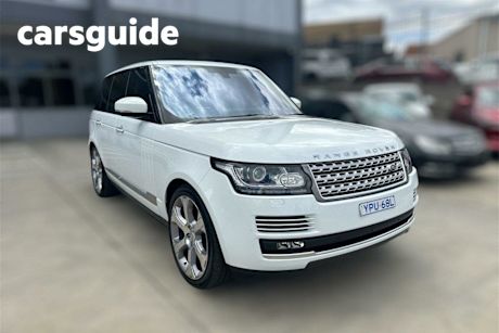 White 2015 Land Rover Range Rover Wagon Vogue SE SDV8