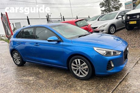 Blue 2017 Hyundai I30 Hatchback Active