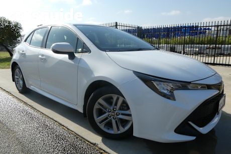 White 2023 Toyota Corolla Hatchback Ascent Sport + Convenience PK