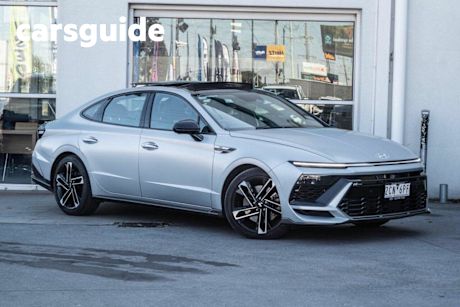 Silver 2024 Hyundai Sonata Sedan N Line