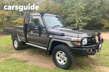 Grey 2013 Toyota Landcruiser Cab Chassis GXL (4X4)