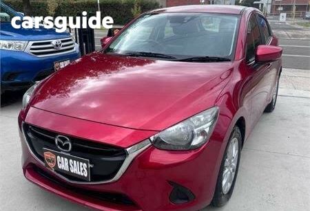 Red 2018 Mazda 2 Hatchback Maxx