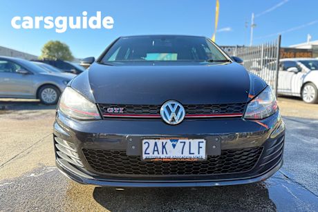 Black 2015 Volkswagen Golf Hatchback GTI Performance