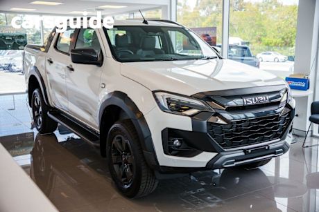 White 2025 Isuzu D-MAX Crew Cab Utility X-Terrain (4X4)