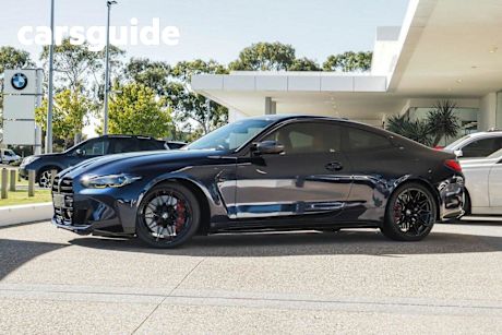 Blue 2021 BMW M4 Coupe Competition