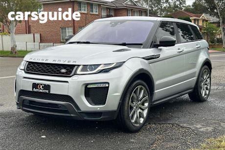 Silver 2016 Land Rover Range Rover Evoque Wagon TD4 180 HSE