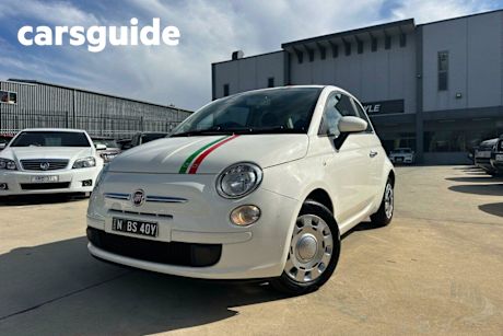 White 2014 Fiat 500 Hatch