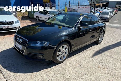 Black 2008 Audi A4 Sedan 1.8 TFSI B8 (8K)