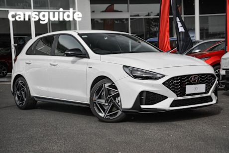 White 2025 Hyundai I30 Hatchback N Line PRM Mhev