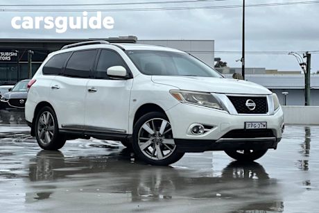 White 2014 Nissan Pathfinder Wagon TI (4X4)