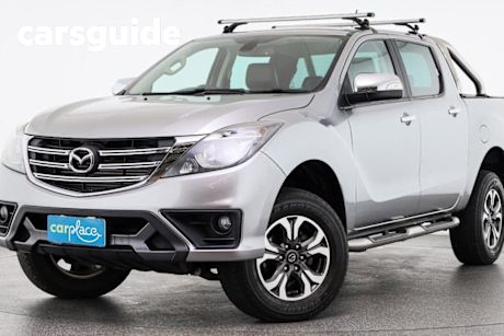 Silver 2018 Mazda BT-50 Dual Cab Utility GT (4X4) (5YR)