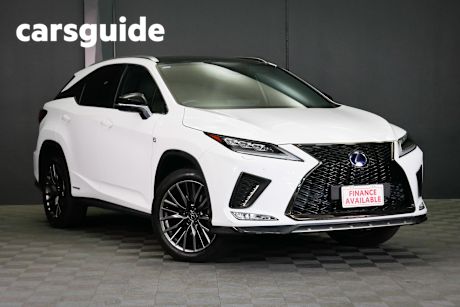 White 2021 Lexus RX450H Wagon F Sport Hybrid
