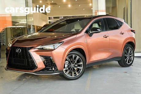 Orange 2024 Lexus NX350 Wagon F Sport + EP1 AWD