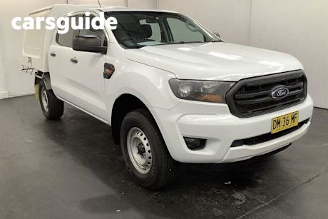 White 2018 Ford Ranger Double Cab Chassis XL 3.2 (4X4)