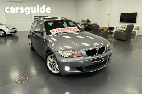 Grey 2011 BMW 123D Hatchback