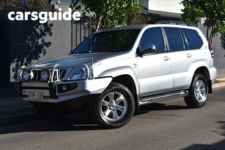 Silver 2008 Toyota Landcruiser Prado Wagon GXL (4X4)