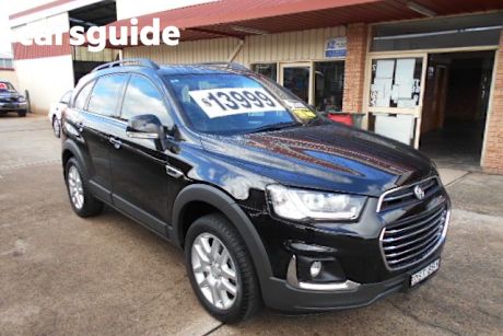 Black 2017 Holden Captiva Wagon Active 7 Seater