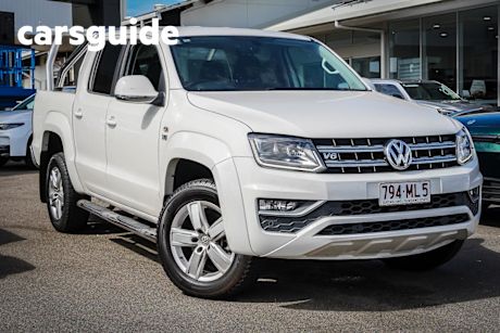 White 2020 Volkswagen Amarok Dual Cab Utility TDI550 Highline 4Motion (4X4)