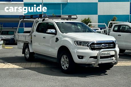 White 2020 Ford Ranger Double Cab Chassis XLT 3.2 (4X4)
