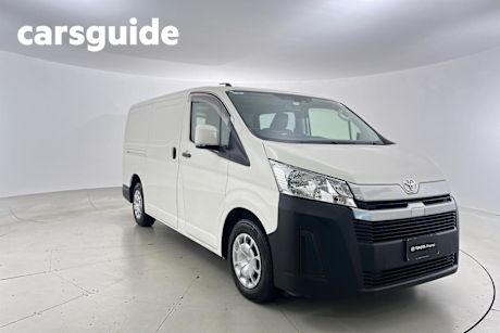 White 2019 Toyota Hiace Van LWB Exterior Pack