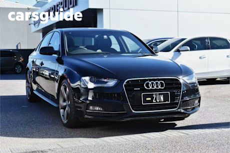 Black 2013 Audi A4 Sedan 2.0 Tfsi Quattro