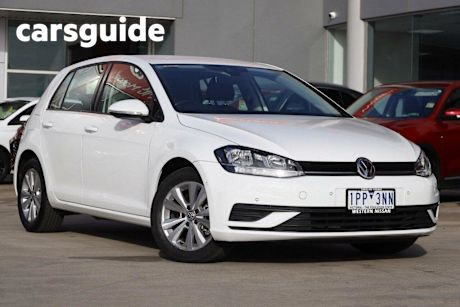White 2019 Volkswagen Golf Hatchback 110 TSI Trendline