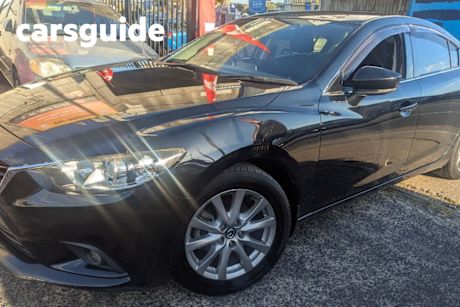 Black 2017 Mazda 6 Sedan Sport