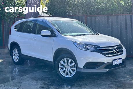 White 2014 Honda CR-V Wagon VTi (4x2) NAVI 30 MY14