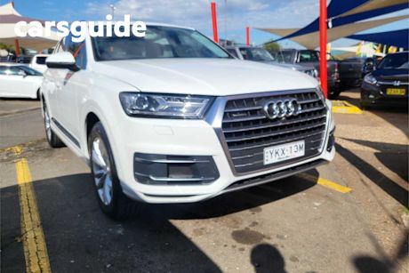 White 2016 Audi Q7 Wagon 3.0 TDI Quattro