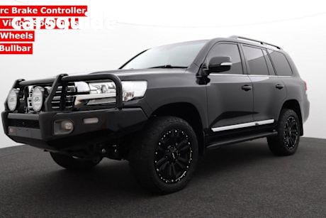 Black 2020 Toyota Landcruiser Wagon LC200 Sahara (4X4)