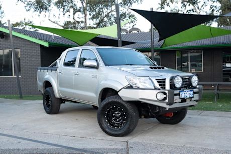 Silver 2012 Toyota Hilux Dual Cab Pick-up SR5 (4X4)