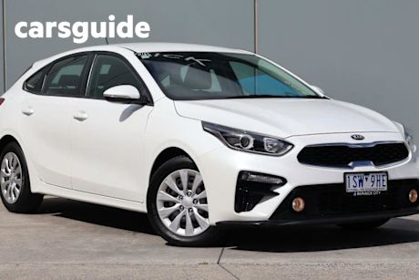 White 2021 Kia Cerato Hatchback S