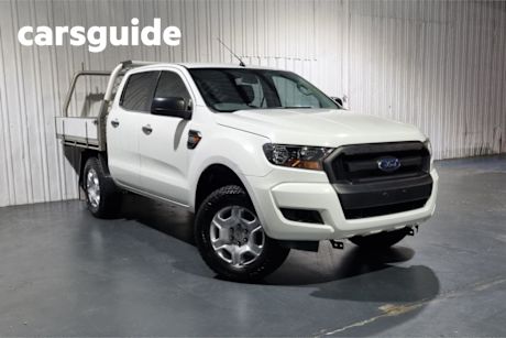 White 2015 Ford Ranger Crew Cab Pickup XL 2.2 HI-Rider (4X2)