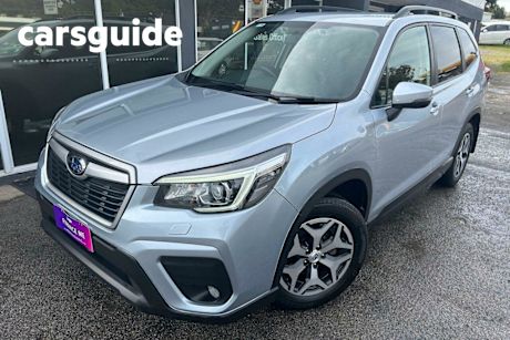 Silver 2021 Subaru Forester Wagon 2.5I (awd)