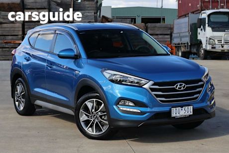 Blue 2017 Hyundai Tucson Wagon Active X 2WD