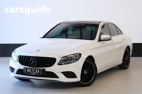 White 2020 Mercedes-Benz C200 Sedan
