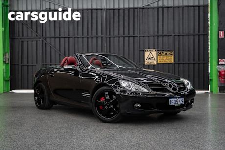 Black 2007 Mercedes-Benz SLK350 Convertible