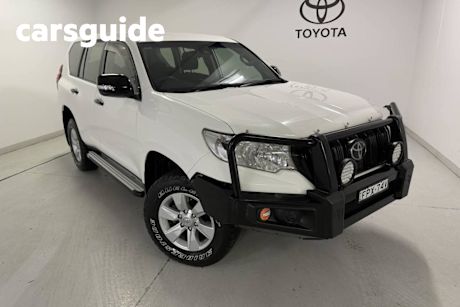 White 2018 Toyota Prado Wagon GX