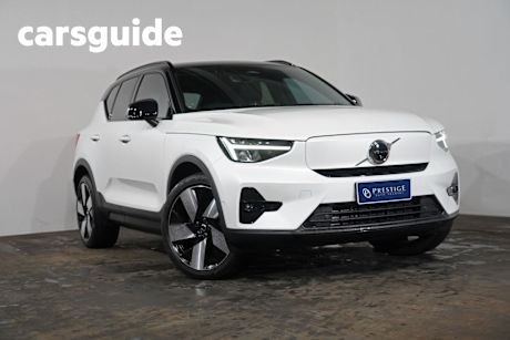 White 2023 Volvo XC40 Wagon Recharge Twin Pure Electric