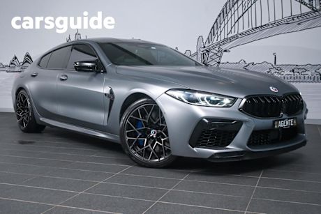 Grey 2022 BMW M8 Coupe Competition Gran Coupe