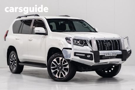 White 2018 Toyota Landcruiser Prado Wagon GXL (4X4)