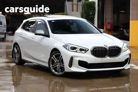 White 2021 BMW M135I Hatchback Xdrive