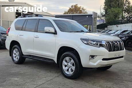 White 2018 Toyota Landcruiser Prado Wagon GXL (4X4)